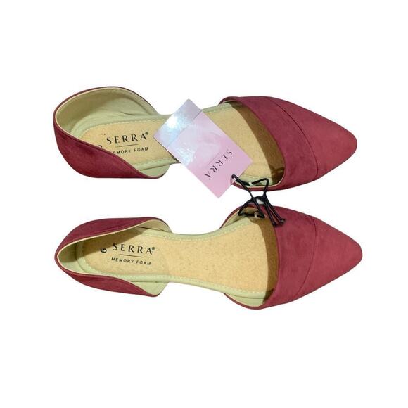 SERRA | Ladies Memory Foam Flats | Maroon | Sz 9 NWT - Picture 4 of 8